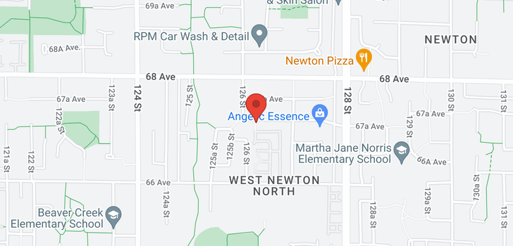 map of 12622 67A AVENUE